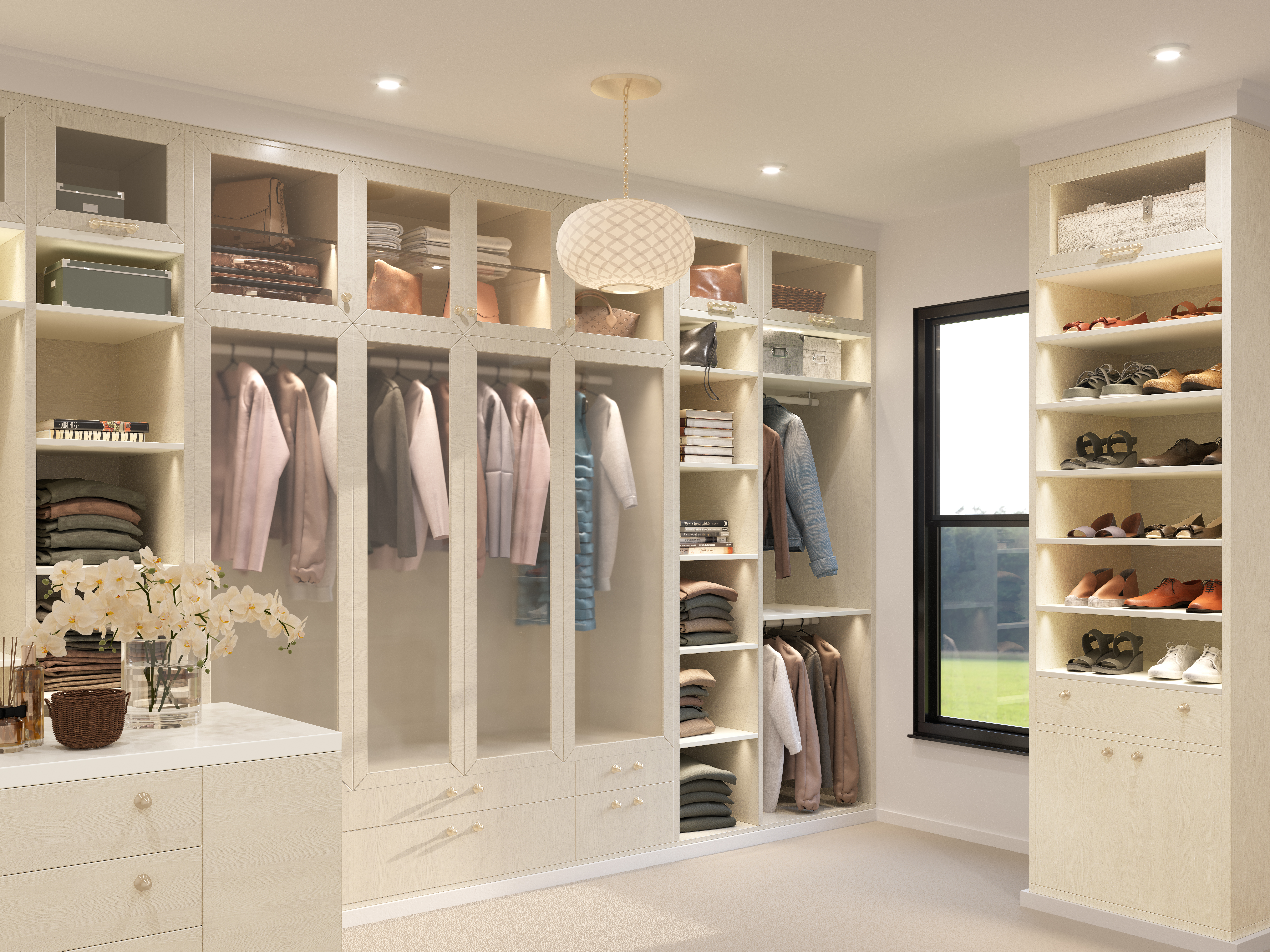 EGGER products in a closet rendering EGGER products in a closet rendering
