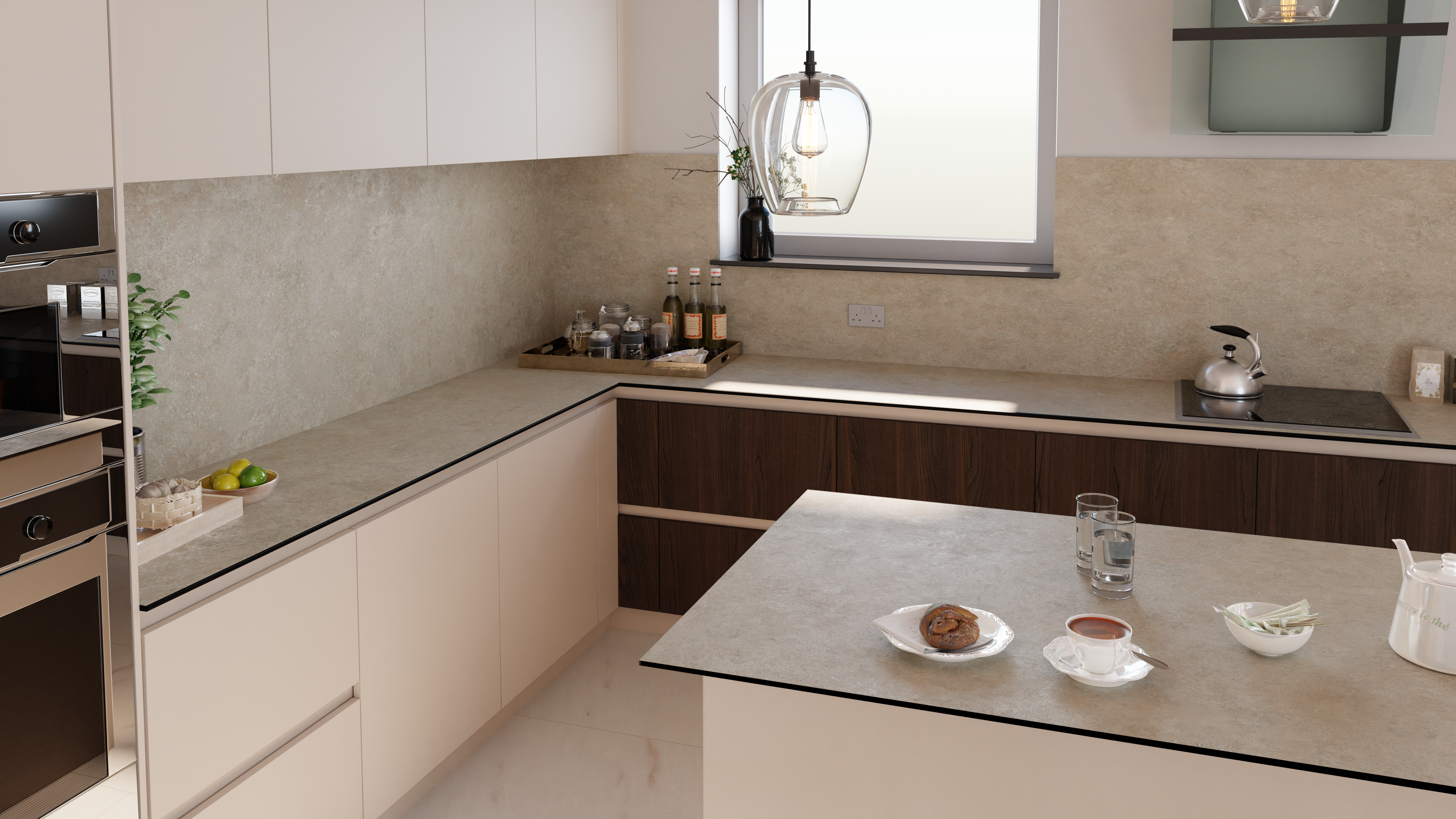 F221 ST87 Cream Tessina Ceramic