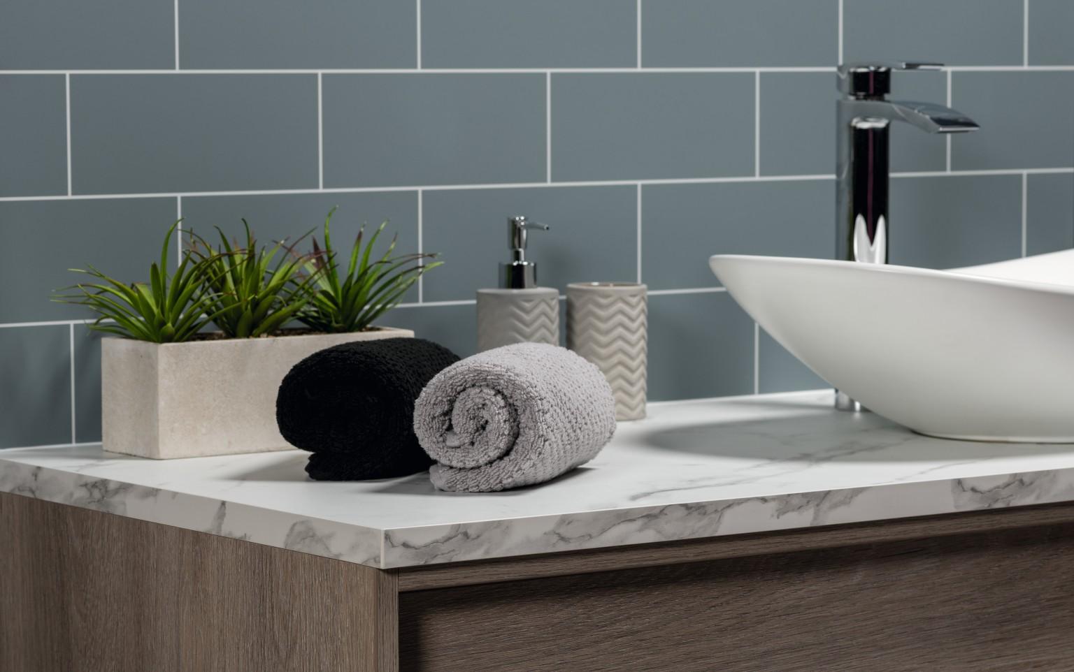 The elegance of marble, without the cost or upkeep.