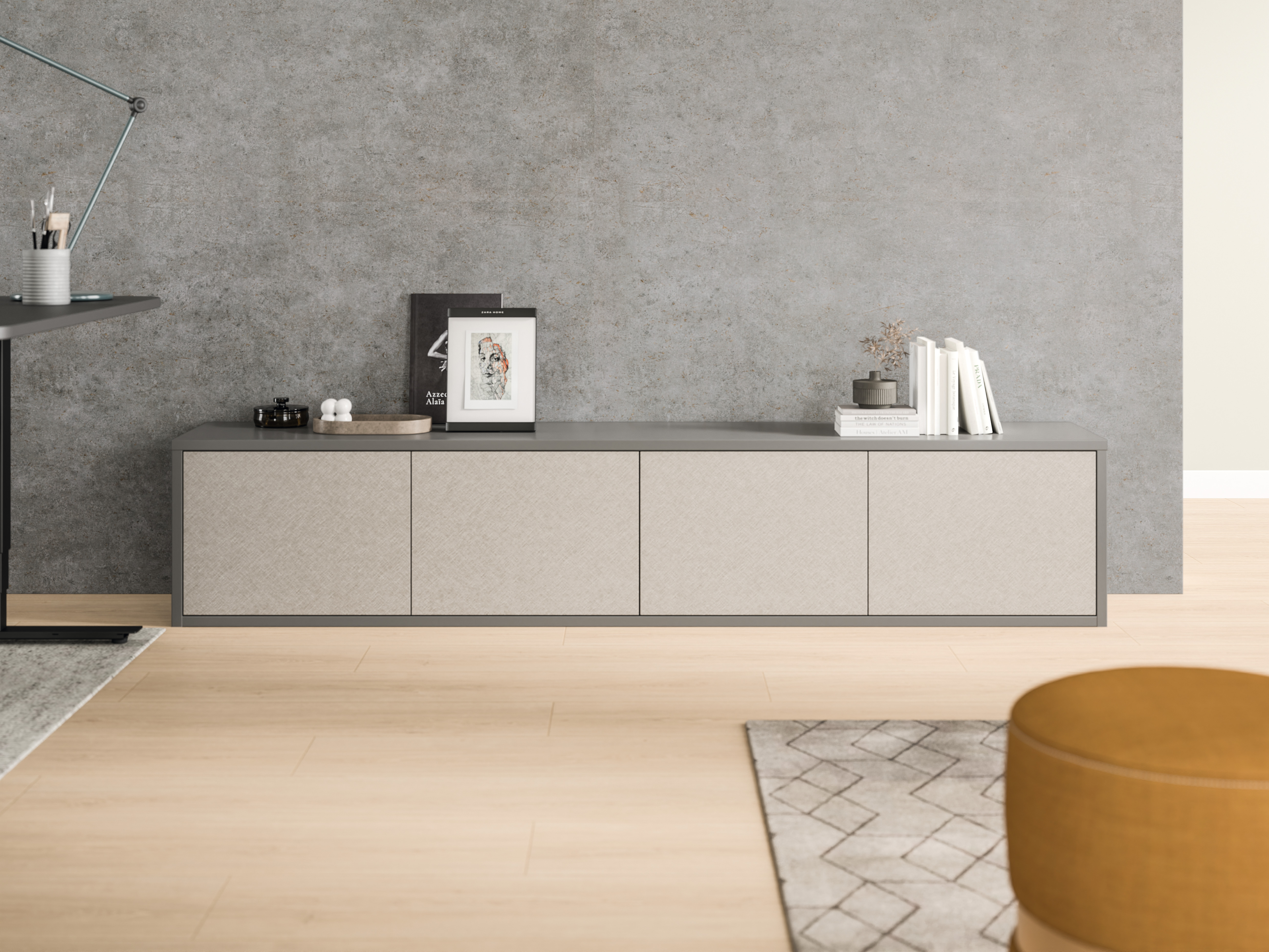 Wandverkleidung mit DO003 Rovigo Beton
