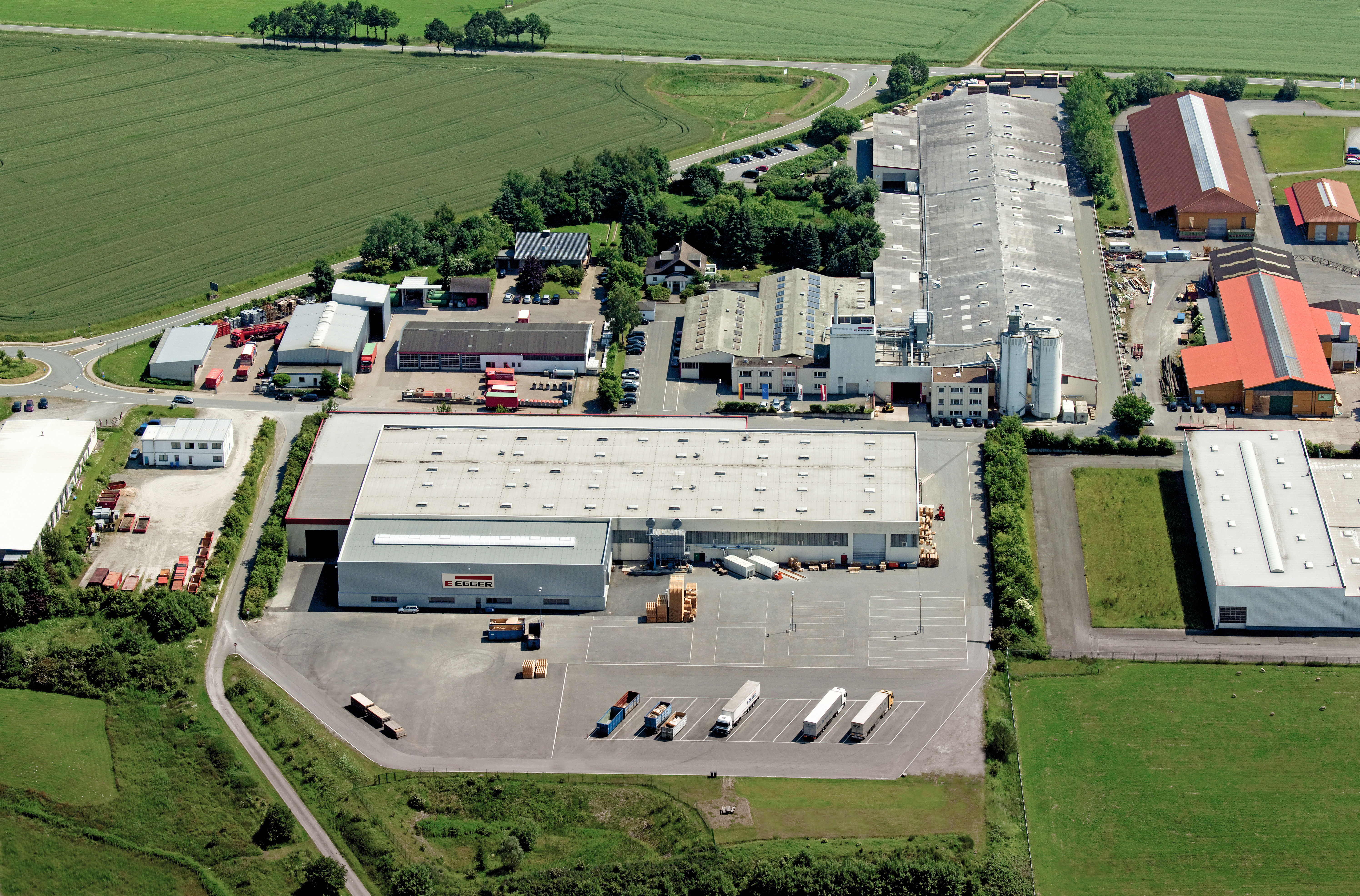 Aerial image of building in Marienmünster