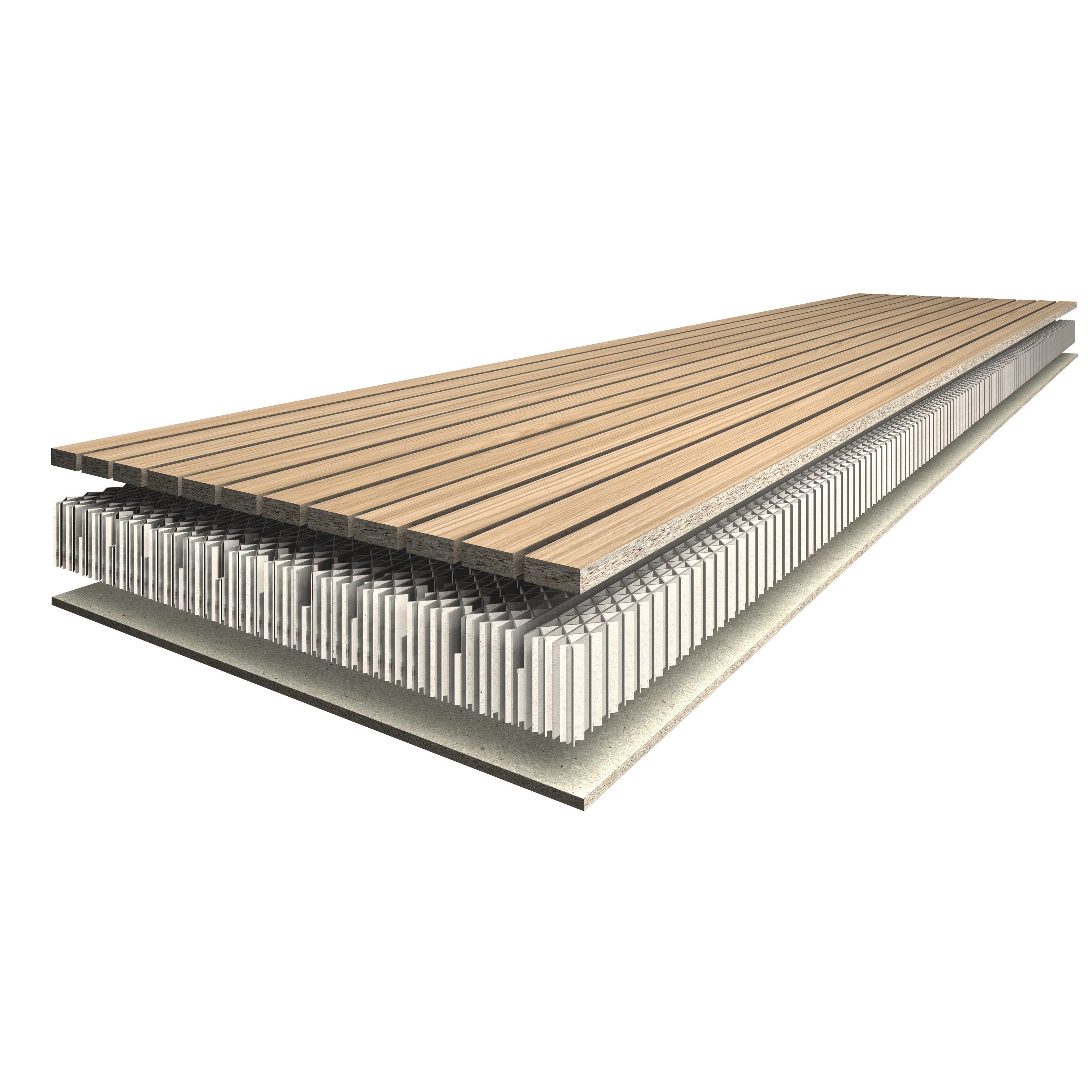 EGGER Dekorative Akustikpaneele Aufbau 