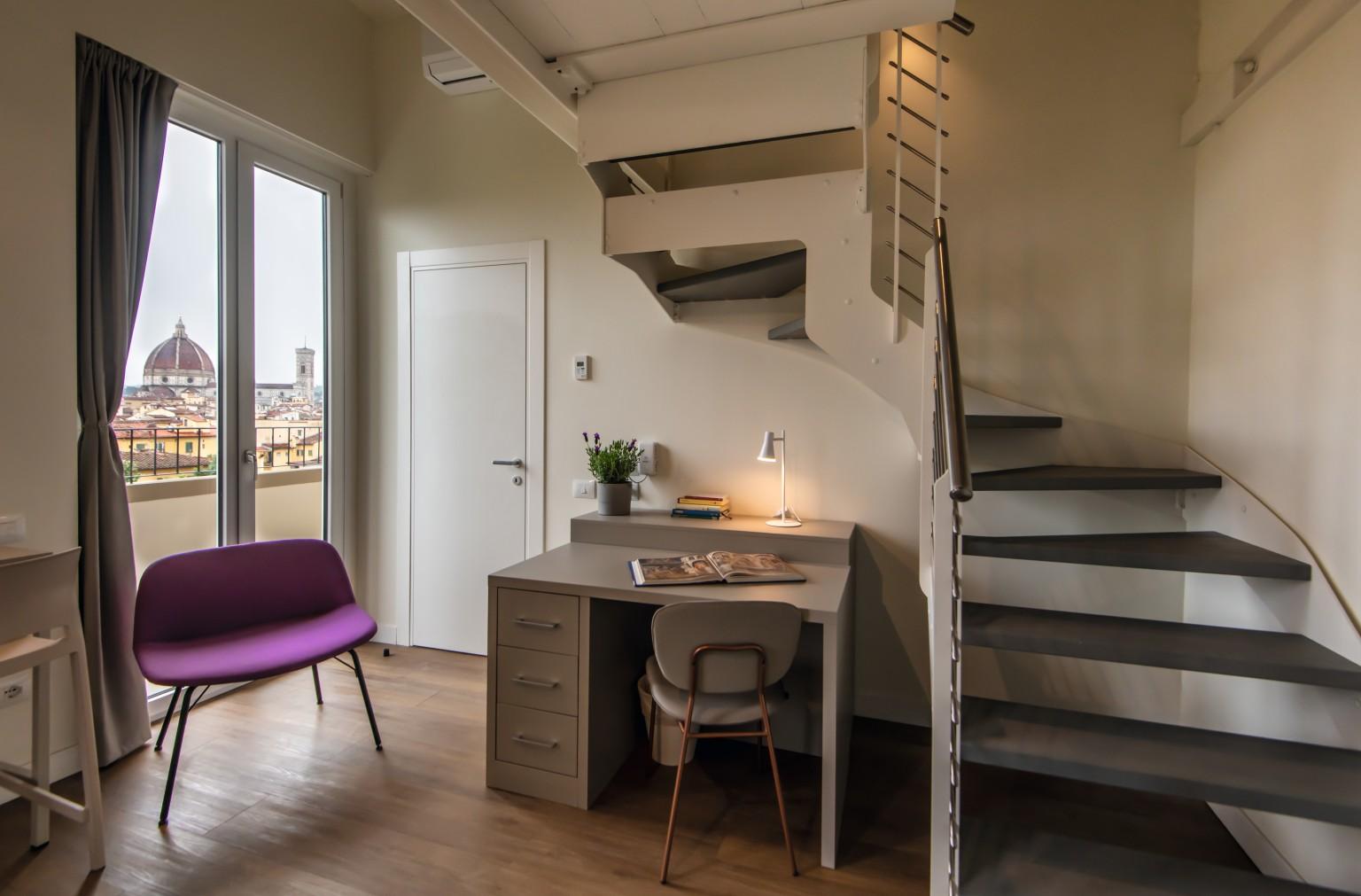 Moderne kamers bieden een goed onderkomen voor studenten